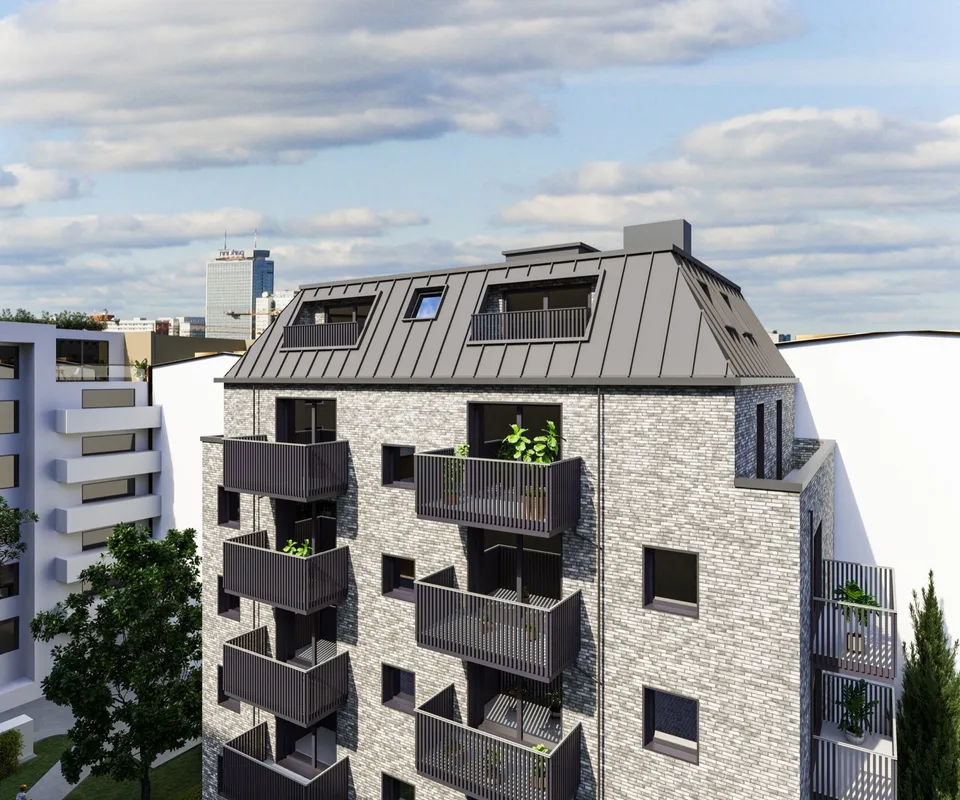 Visualisierung des Neubaus in der Blissestraße, Berlin-Wilmersdorf